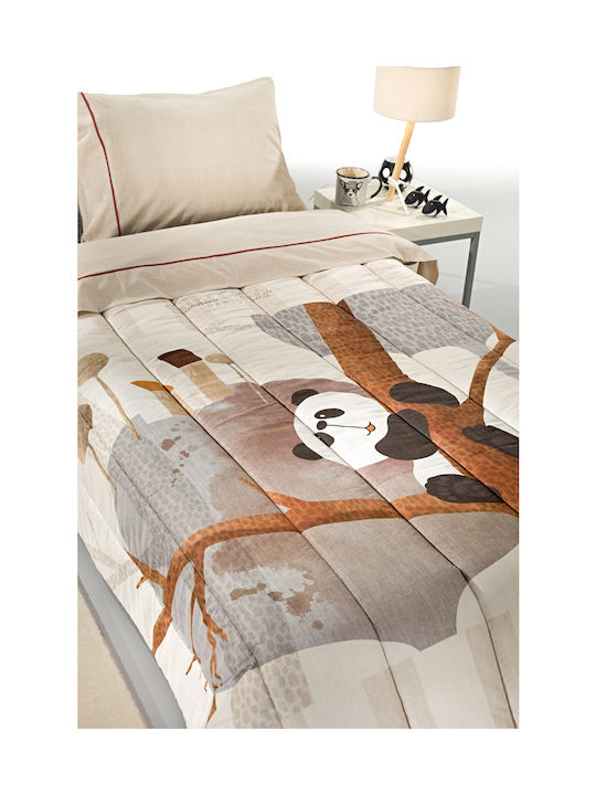 Saint Clair Kids Duvet Single Panda Beige 160x220cm