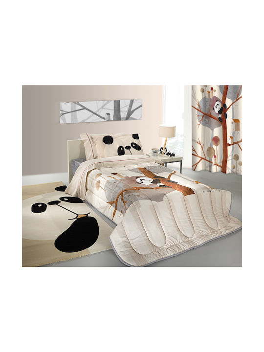 Saint Clair Kids Duvet Single Panda Beige 160x220cm
