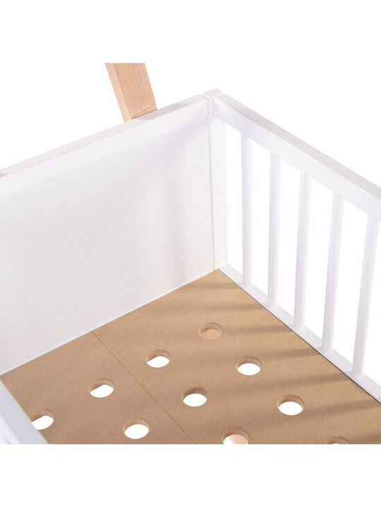 Childhome Λίκνο Tipi 2 in 1 με Ρόδες Λευκό