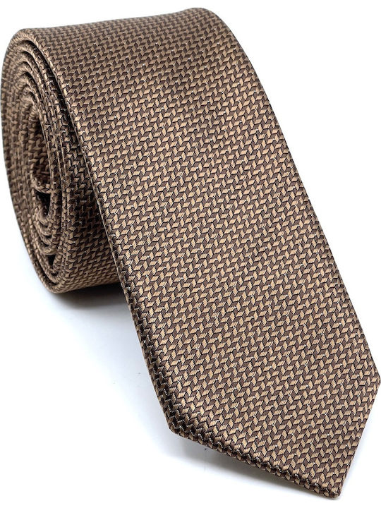 Legend Accessories Men's Tie Set Printed Brown