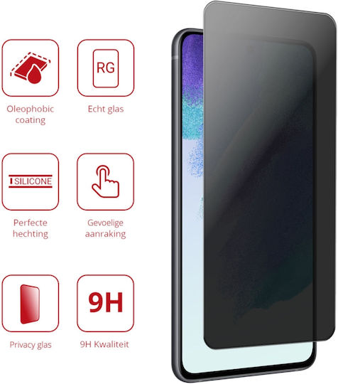 Rosso Privatsphäre Gehärtetes Glas (Galaxy S21 FE 5G) 110536