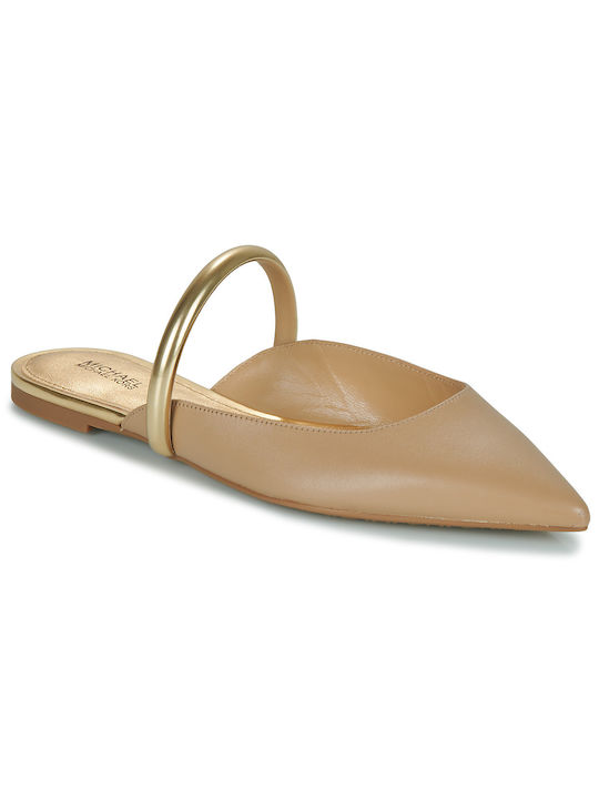 Michael Kors Flat Mules Camel 40R3JSFP1L-222