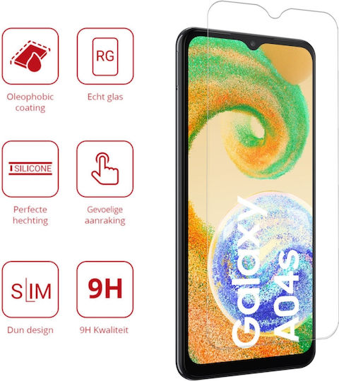 Rosso Tempered Glass (Galaxy A04s)