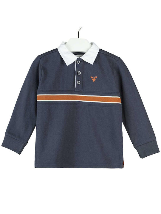 Losan Kids Polo Long Sleeve Blue