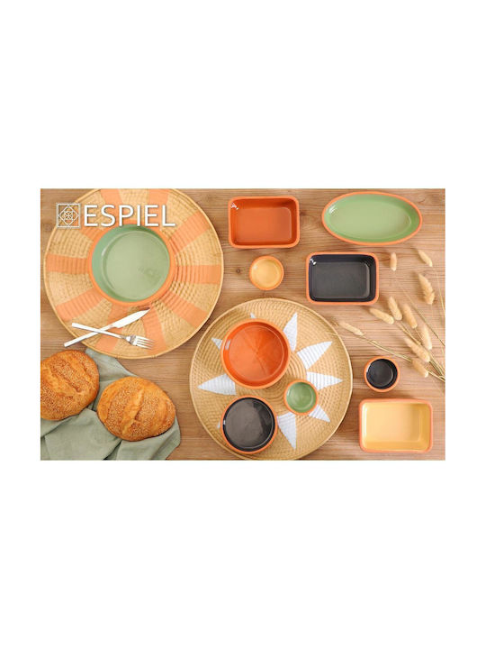 Espiel Terracotta Ceramic Round Heat-Resistant Cookware 23x23x4cm 4pcs