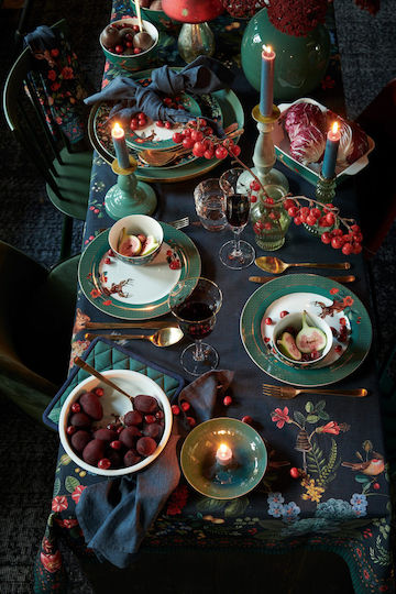 PiP Studio Winter Wonderland Porcelain Rectangular Heat-Resistant Cookware 21x13.5x5.5cm