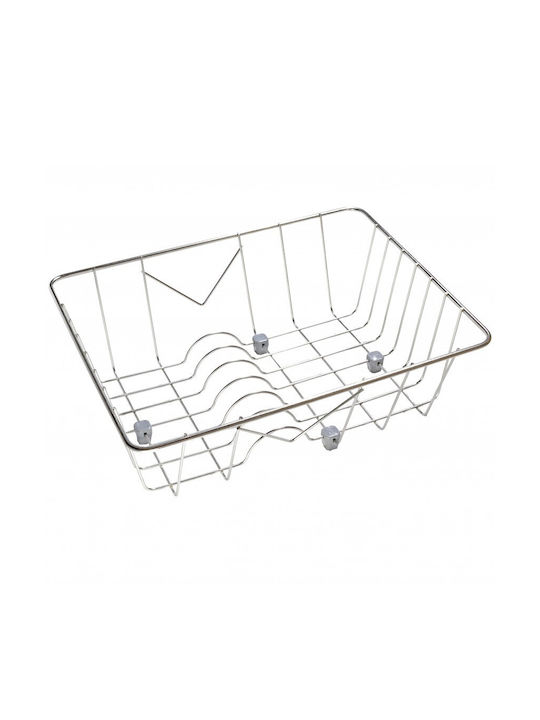 Sanitec Νο 11 Στραγγιστήρι Γούρνας Inox Ασημί 36.5x29cm