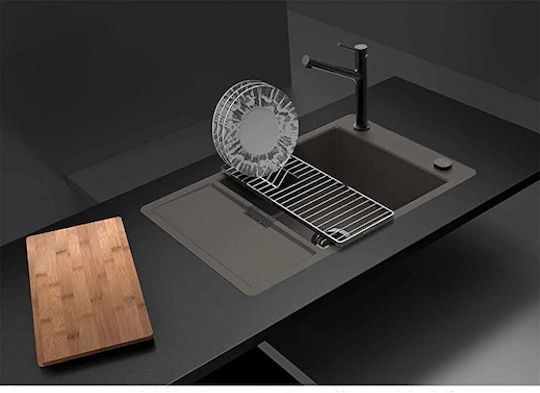 Schock Στραγγιστήρι Γούρνας Inox Ασημί 36.8x18.5x49cm