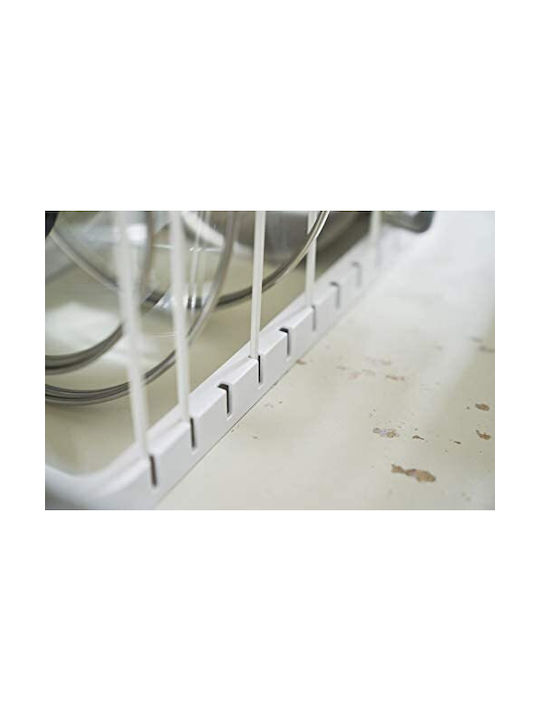 Yamazaki Metallic Cabinet Dish Rack 45x20x17.5cm White