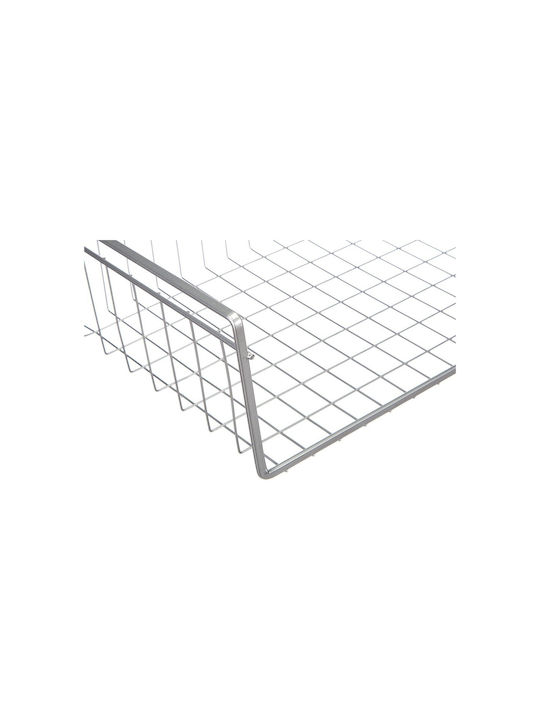 Metaltex Kanguro Kitchen Organizer Racks Metallic in Silver Colour 40x40x14cm