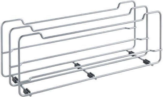 Metaltex Metallische Schrankregal Deck 42x14x16cm Silber