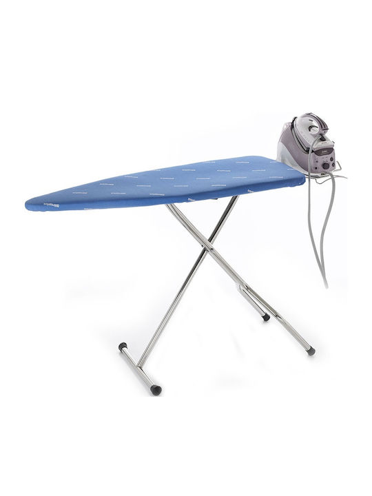 Stiroplus Prestige 2 Ironing Board for Boiler System Foldable Blue 123x48x10cm