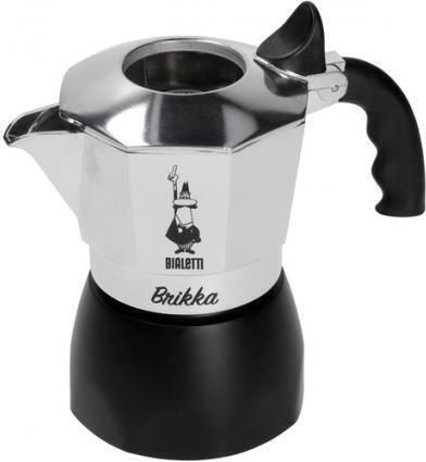 Bialetti New Brikka Μπρίκι Espresso 2cups Ασημί