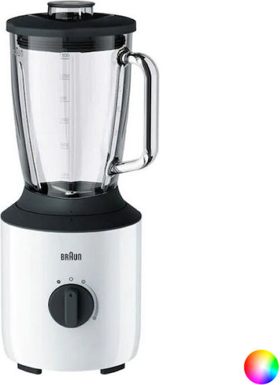 Braun PowerBlend 3 Μπλέντερ με Γυάλινη Κανάτα 1.5 lt 800W Μαύρο