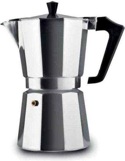 Pezzetti Italexpress Μπρίκι Espresso 2cups Ασημί
