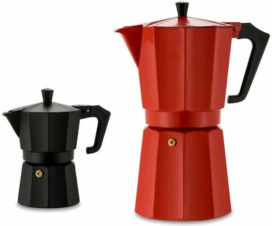 Pezzetti Italexpress Stovetop Espresso Pot for 1Cups Red