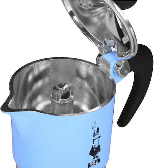 Bialetti Rainbow Cafetieră Pentru Plită Espresso 1 Cupă Albastră