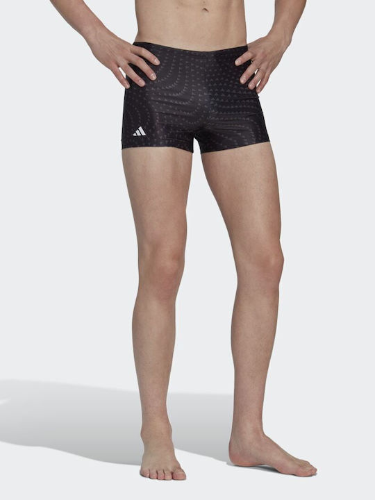 Performance Men's Swimwear Shorts Black / Grey Six with Patterns