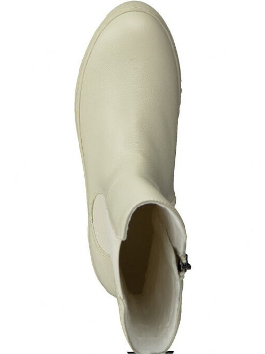 Marco Tozzi Damen Knöchelstiefel Beige