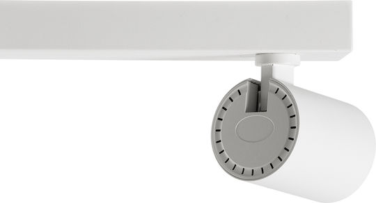 GloboStar Leonardo Dublu LED Alb Natural Spot în Culoare Alb