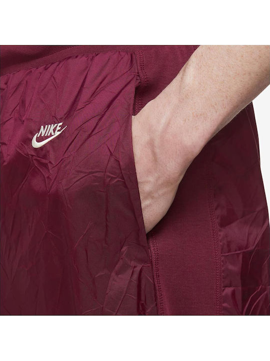 Sweatpants with Elastic Burgundy