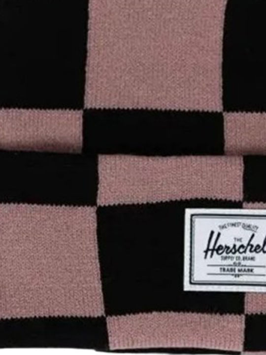 Herschel Supply Co Elmer Beanie Unisex Σκούφος Πλεκτός σε Ροζ χρώμα