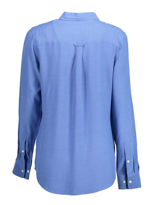 Gant Women's Monochrome Long Sleeve Shirt Blue