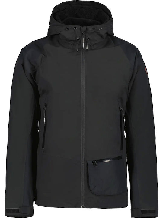 Marl Winter Jacket Black