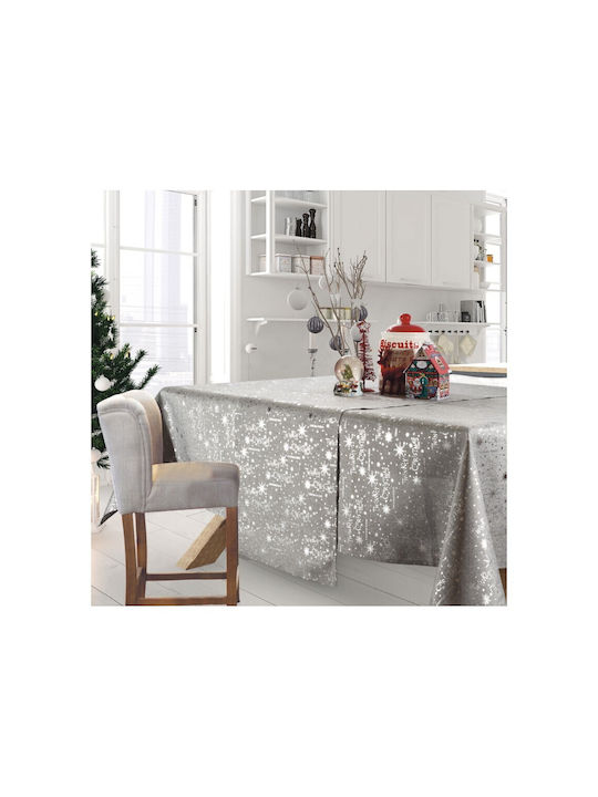 Das Home Christmas Tablecloth Gray L180xW140cm 1pcs