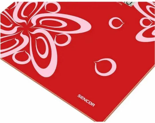 Sencor SBS 2507 Digital Badezimmerwaage in Rot Farbe