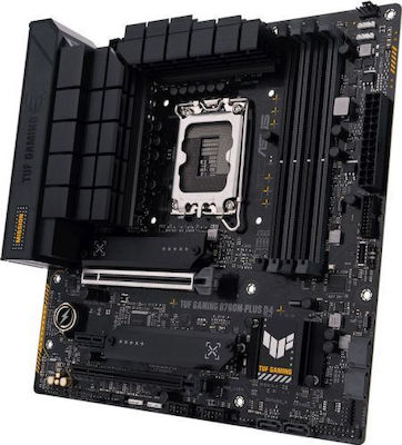 Asus TUF GAMING B760M-PLUS D4 Motherboard Micro ATX με Intel 1700 Socket