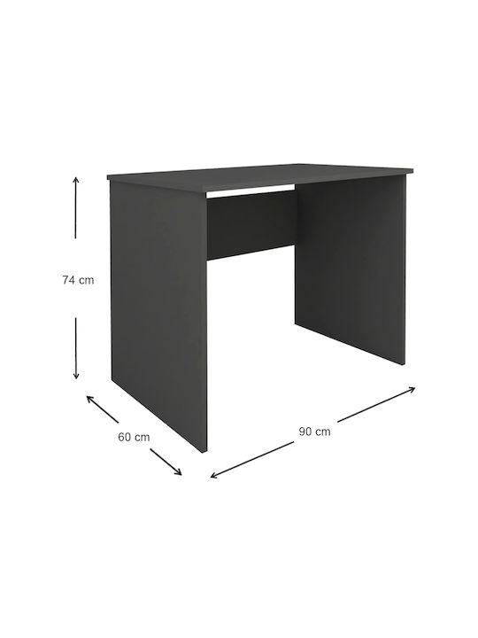 Schreibtisch Kalen Holz Charcoal 90x60x74cm