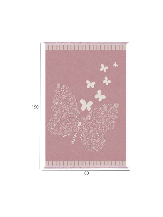 HomeMarkt Kids Rug Butterflies 80x150cm