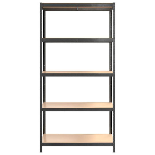 vidaXL Dexions 90x45x180cm With 5 Shelves Total Load Capacity 1325kg 5 Pieces