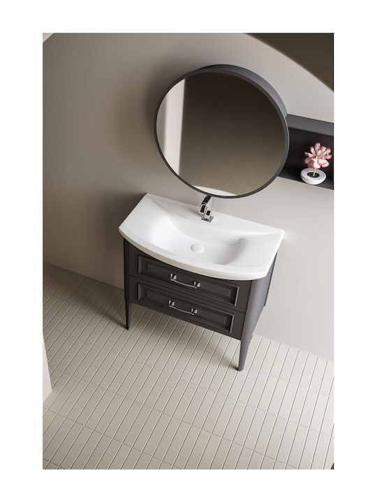 Sanovit Zenon 6075 Inset Sink Porcelain 75x50x18cm White