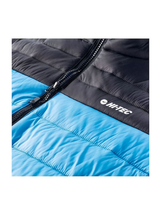 Women's for Hiking Short Puffer Jacket for Winter Blue