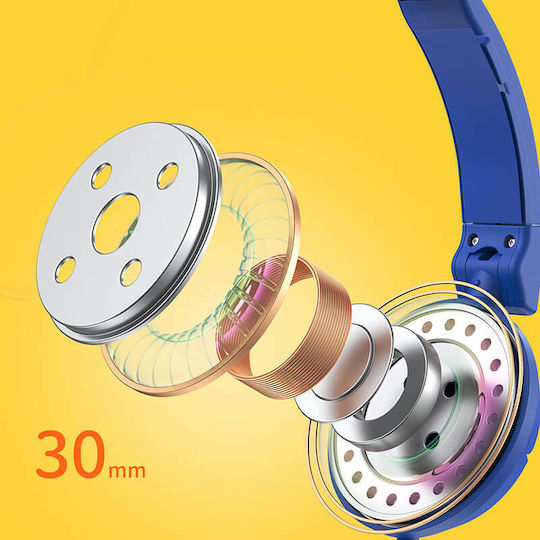 Joyroom JR-HC1 Cu fir Pentru copii On Ear Căști Yellow / Blue