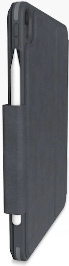 Zagg Pro Keys Flip Cover With Keyboard In English UK Charcoal (iPad 2019/2020/2021 10.2'')