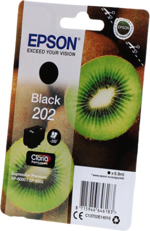 Epson 202 Original InkJet Printer Ink Black (C13T02E14010 C13T02E14020)