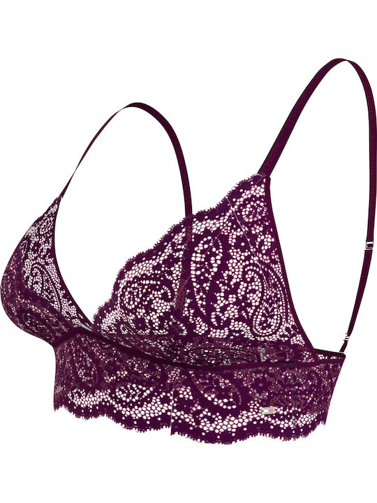 Tommy Hilfiger Bralette Σουτιέν Μωβ