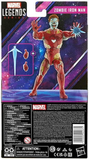 Action Figure What If - Zombie Iron Man Marvel Legends Iron Man for 4+ Years 15cm.