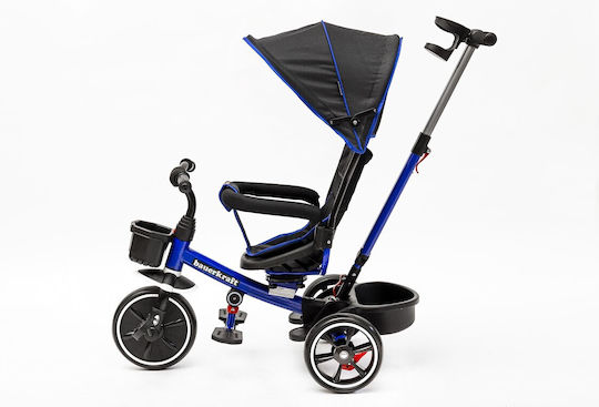 Ecotoys Kinderdreiräder mit Elterngriff für 1-3 Jahre Blau