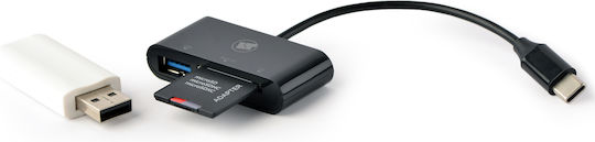 Lamtech Card Reader Type-C για SD/microSD