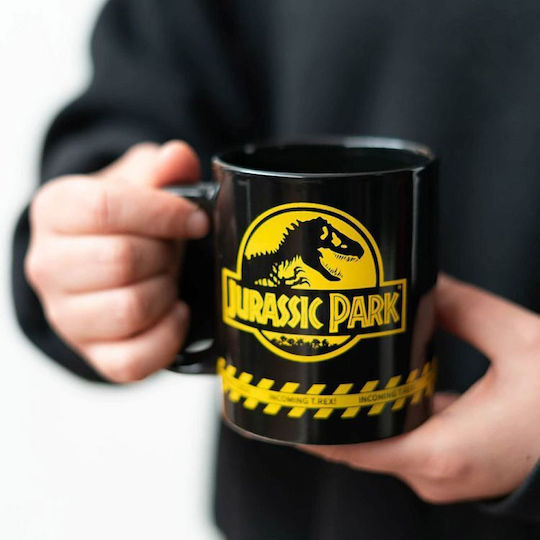Grupo Erik Jurassic Park Mug Ceramic Black 300ml