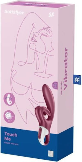 Satisfyer Touch Me Vibrator Iepurele 22cm Roșu