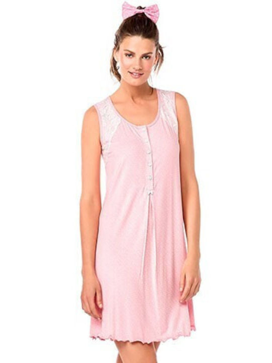 Vamp Summer Women's Nightdress Pink 6798 00-10-6798