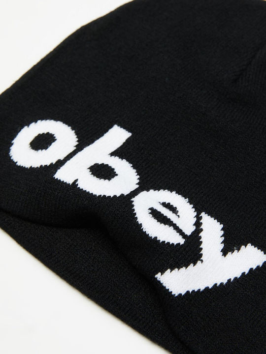 Lowercase Beanie Masculin Căciulă Tricotat în culoarea Negru