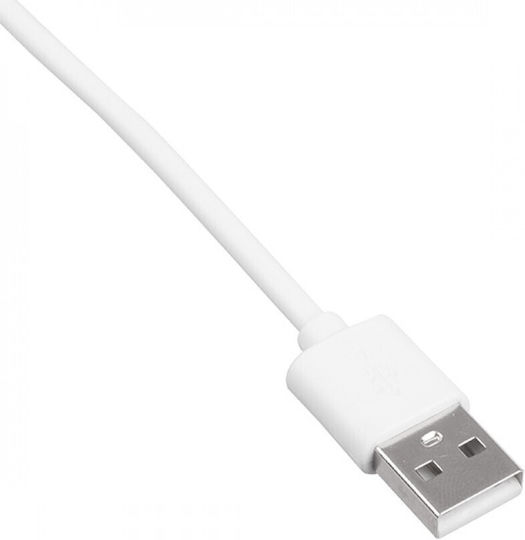 YOURZ USB-A to Lightning Cable Λευκό 2m (8040-k)