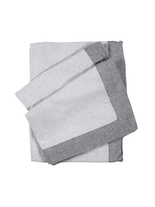 Das Home Tablecloth Cotton 0599 Gray 140x240cm