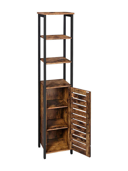 Storage Shelf Unit Καρυδί L37xW30xH167cm